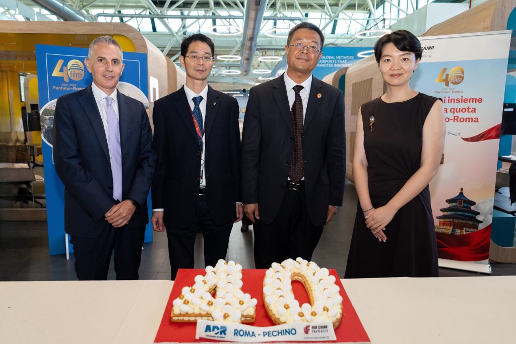 Air China festeggia 40 anni della rotta Roma-Pechino