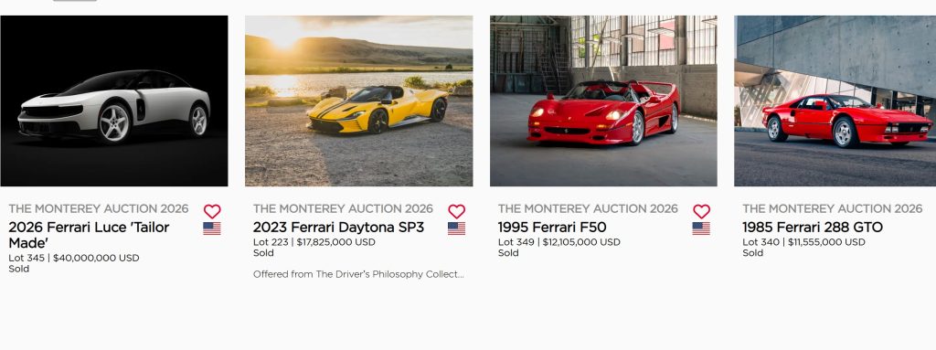 ferrari asta